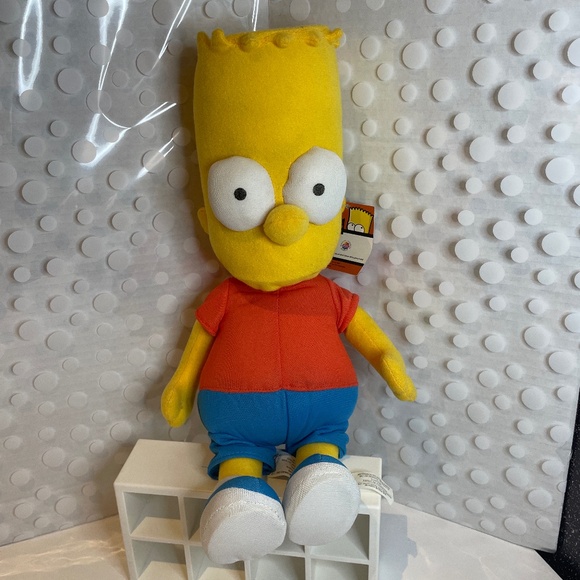 👀2/$20- The Simpsons Bart Simpson Plush Nanco 20th Century Fox 2005 - Picture 1 of 8